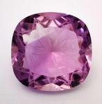 Zonder minimumprijs Amethist - 15.38 ct - Antwerp Laboratory, Handtassen en Accessoires, Edelstenen, Nieuw