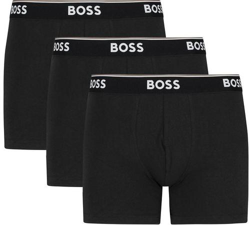 BOSS Boxershorts Power 3-Pack Zwart 001 maat M Heren, Kleding | Heren, Ondergoed, Zwart, Boxer, Verzenden