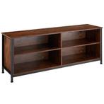 TV-meubel Navan 147x41x60,5cm - Industrieel hout donker, rus, Huis en Inrichting, Nieuw, Verzenden
