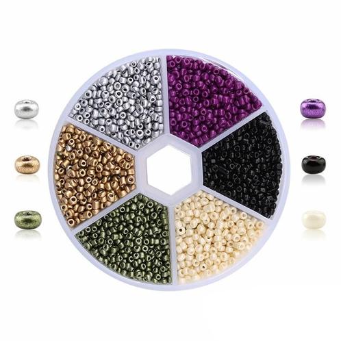 Fako Bijoux® - DIY Kralen Set - Glas Zaad Kralen - Sieraden, Hobby en Vrije tijd, Kralen en Sieraden maken, Verzenden