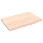 Massief Hout Tafelblad 60x40 | Tweede Kansje | Uniek Design, Huis en Inrichting, Minder dan 50 cm, 50 tot 100 cm, Verzenden, Eikenhout