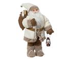 NIEUW - Kerstman met lantaarn 45 cm, Verzenden, Nieuw