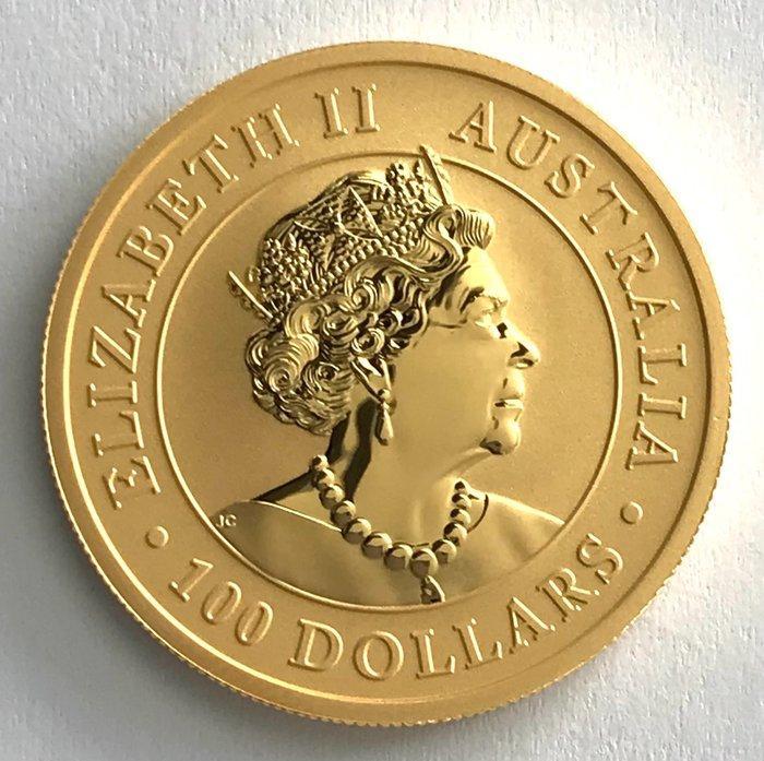Australië. 100 Dollars 2021 - Kangaroo - 1 oz, Timbres & Monnaies, Métaux nobles & Lingots