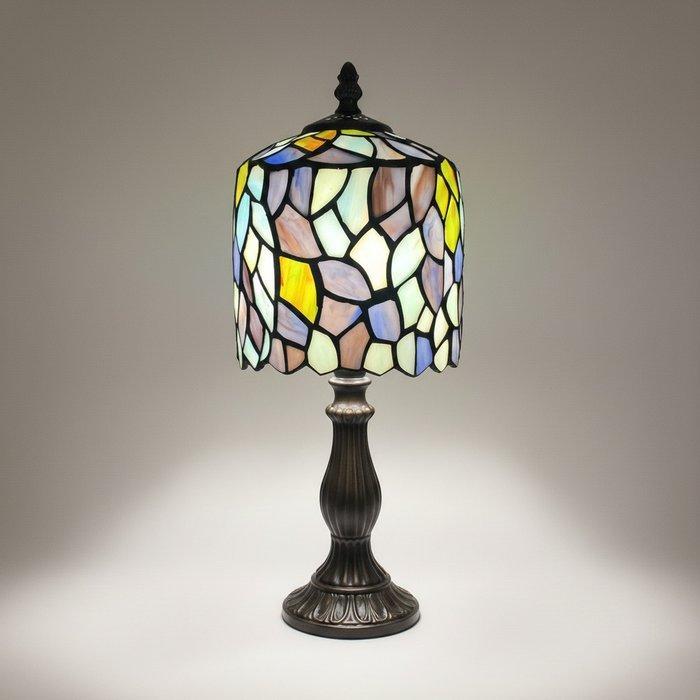 Staande lamp - Glas, Metaal - Tiffany stijl - Klassiek, Antiek en Kunst, Kunst | Designobjecten