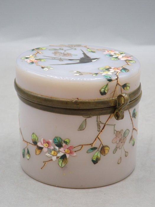 Doos - Opalescent suikerdoos - Glas, Antiquités & Art, Antiquités | Verre & Cristal