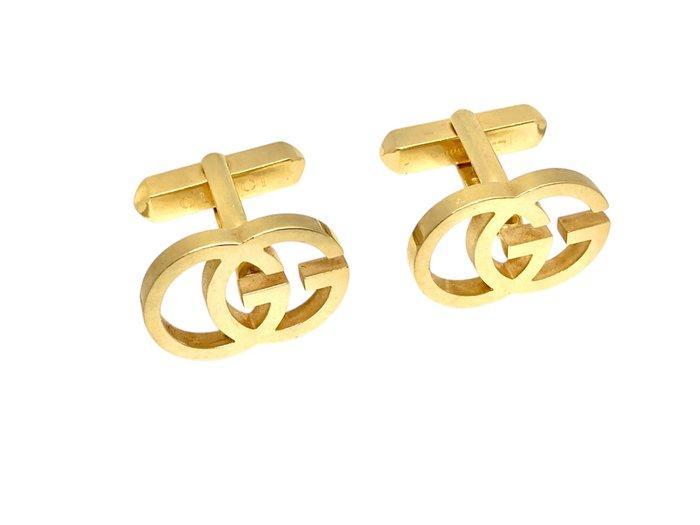Gucci - Manchetknopen - 18 karaat Geel goud, Handtassen en Accessoires, Antieke sieraden