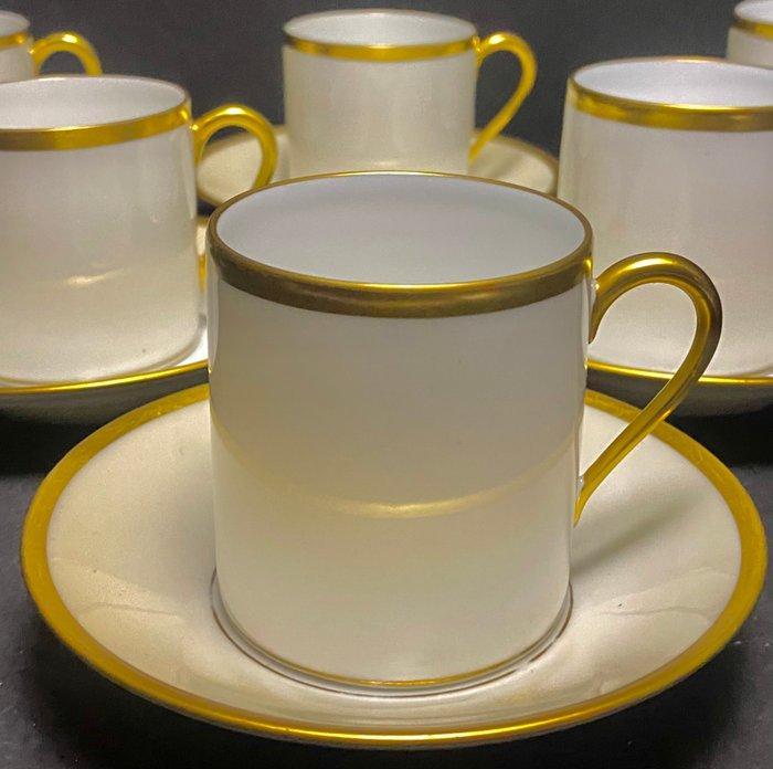 Limoges, Raynaud - Kop en schotel - Porselein, Antiek en Kunst, Antiek | Meubels | Tafels