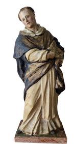 Scuola Napoletana - Beeld, San Vincenzo Ferreri - 63 cm -