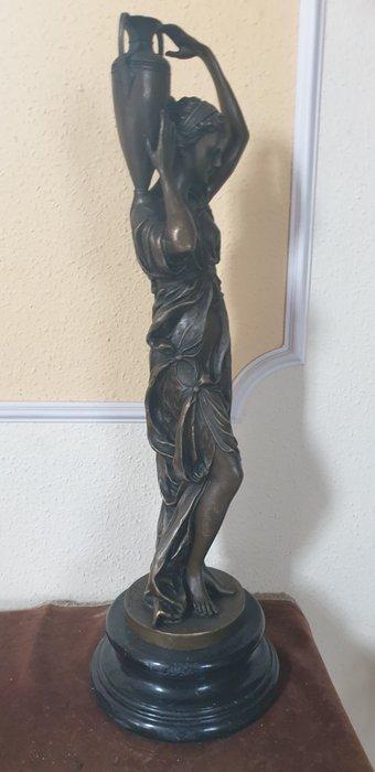 After A. Carrier - Statue, Victorian Woman with amphora - 71