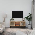 vidaXL Tv-meubel 105x30x45 cm bewerkt hout en ijzer, Huis en Inrichting, Kasten |Televisiemeubels, Verzenden, Nieuw