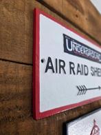 Luchtaanvalschuilkelder - Reclamebord - Aluminium, Hobby & Loisirs créatifs, Trains miniatures | Échelles Autre