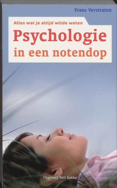 Psychologie in een notendop 9789035129054 F. Verstraten, Boeken, Psychologie, Zo goed als nieuw, Verzenden