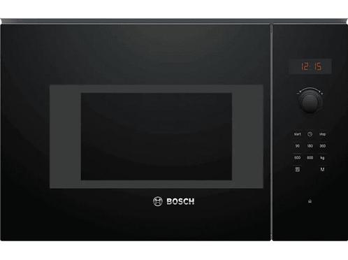 Bosch -  Inbouw Microgolf - Zwart, Elektronische apparatuur, Microgolfovens, 60 cm of meer, Inbouw, Draaiplateau, Nieuw, Microgolfoven