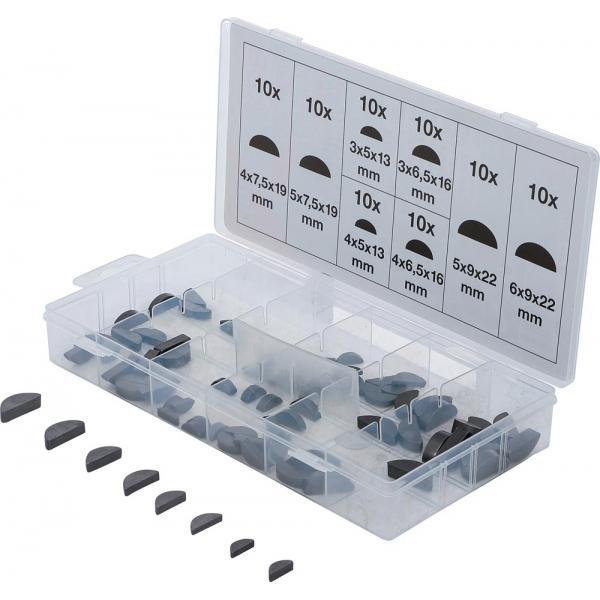 Assortiment halvemaan spieën 80-dlg. (Overige, Gereedschap), Auto diversen, Autogereedschap, Nieuw, Verzenden