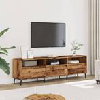 vidaXL Tv-meubel 150x30x44,5 cm bewerkt hout oud houtkleurig, Verzenden
