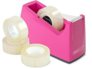 Veiling - Rapesco 300 Tape Dispenser en 4 Tape Rollen Roze beschikbaar voor biedingen