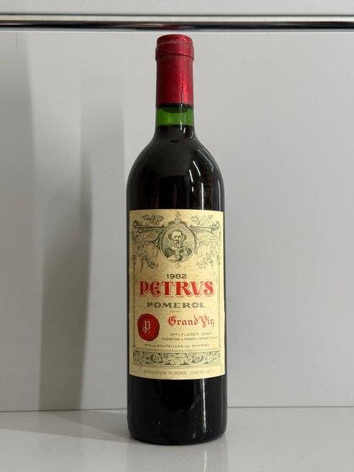 1982 Petrus - Pomerol - 1 Bouteille (0,75 l), Verzamelen, Wijnen