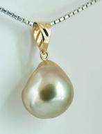 Zonder minimumprijs - Hanger - 18 karaat Geel goud Parel -