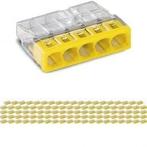 WAGO 5-polige lasklem - 0.5-2.5mm² - LED toebehoren - 100 st, Bricolage & Construction, Verzenden
