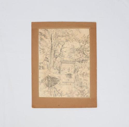 Willem Bastiaan Tholen (1860-1931) - Gezicht op Giethoorn, Antiek en Kunst, Kunst | Schilderijen | Klassiek
