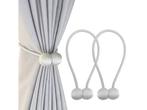 Veiling - Gordijnmagneten set van 2 - zilver, Huis en Inrichting, Nieuw