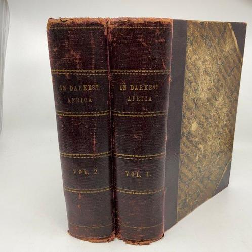 Henry M. Stanley - In Darkest Africa - 1890, Antiek en Kunst, Antiek | Boeken en Manuscripten