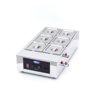 Chocoladesmelter - 6 x 1/6 GN 10 cm, Verzenden