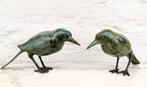 Beeldje - A pair of bronze birds - Brons