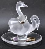 Lalique - Sieradendoos - zwaan - Kristal - zwanenbaguette, Antiek en Kunst, Antiek | Glaswerk en Kristal