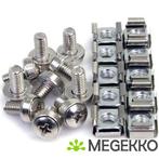 StarTech.com 100 Stuks M6 Montageschroeven en Plaatmoeren, Computers en Software, Computerbehuizingen, Verzenden, Nieuw