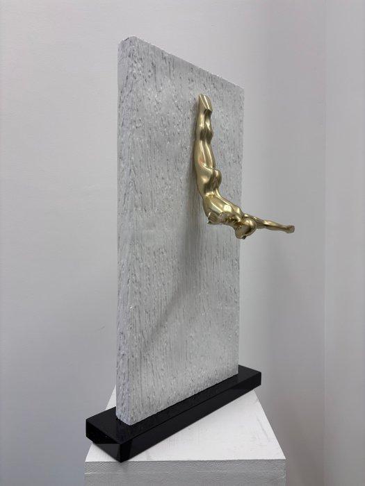 sculptuur, Tuffatore - 64 cm - Hars, Marmer, Antiek en Kunst, Curiosa en Brocante