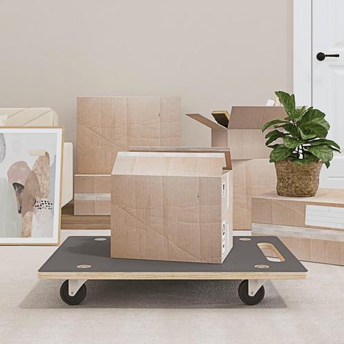 vidaXL Meubelhondjes 2 st rechthoekig 250 kg 80x55x11,5 cm, Zakelijke goederen, Stock en Retail | Verpakking en Verzending, Verzenden