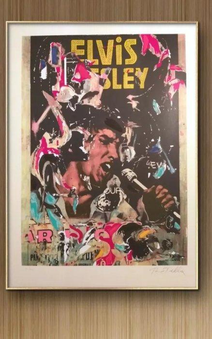Mimmo Rotella (1918-2006) - Elvis Presley, Antiek en Kunst, Antiek | Overige Antiek