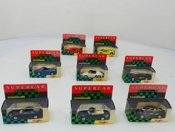 Schaal 1:40 Maisto Supercar Collection 8 autos #2408, Ophalen of Verzenden