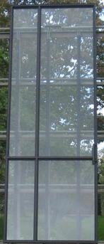 steellook aluminium binnendeur , deur 94 x 265 zwart 9005, Doe-het-zelf en Bouw, 80 tot 100 cm, 215 cm of meer, Binnendeur, Nieuw