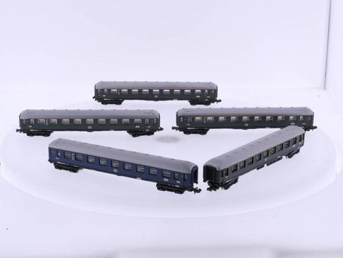 Schaal N Lima 11853 Personenwagen blauw en Lima 11853 4 x..., Hobby & Loisirs créatifs, Trains miniatures | Échelle N, Enlèvement ou Envoi