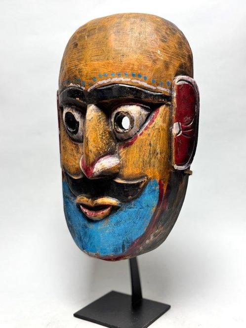 Hindoe masker - Kali Masker - Zuid-Oost Nepal (Zonder, Antiek en Kunst, Kunst | Niet-Westerse kunst