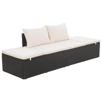 Loungebed Tuin Zwart | OP = OP | Verstelbaar & Comfortabel beschikbaar voor biedingen