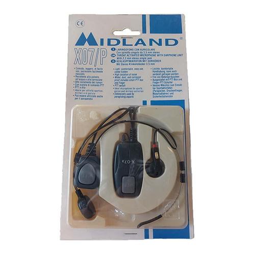 Midland Nek microfoon -  X07/P - Zwart, Muziek en Instrumenten, Microfoons, Nieuw