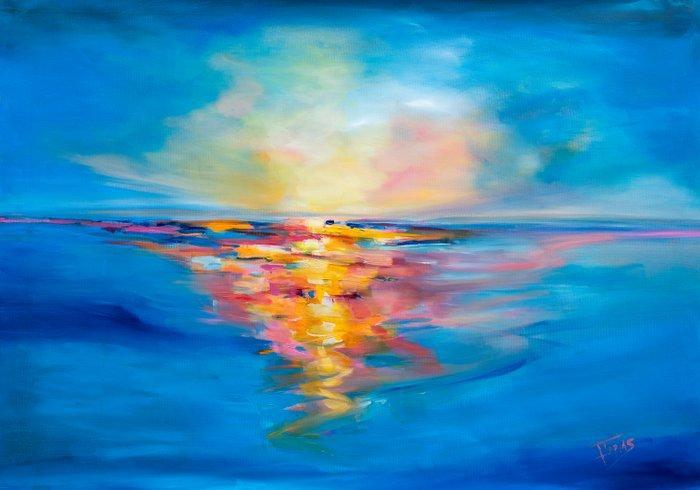 Isabel Tapias T - Cuando? XL, Antiek en Kunst, Kunst | Schilderijen | Modern