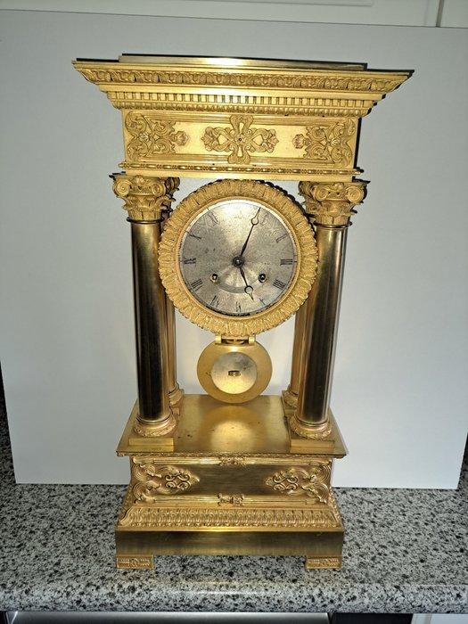 Portico klok - Brons - 1800-1850, Antiek en Kunst, Antiek | Klokken