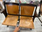Fauteuil - Bois - Deux fauteuils de cinéma, Antiek en Kunst