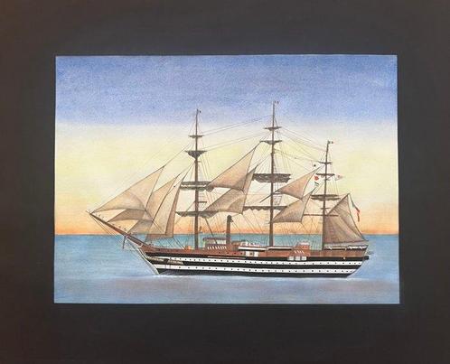 Dieter Zobel (XX) - Amerigo Vespucci, Antiek en Kunst, Kunst | Schilderijen | Modern
