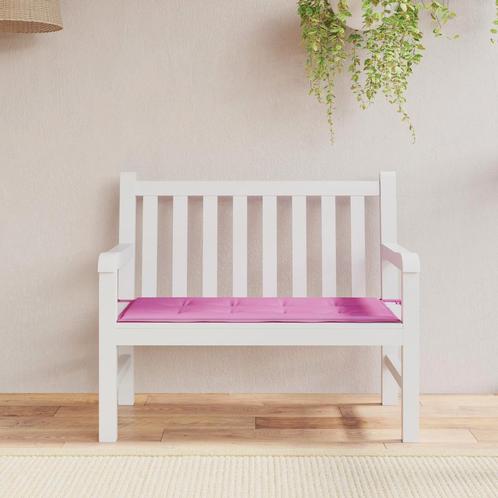 vidaXL Tuinkussen Roze 120x50x4 cm Oxford Stof, Huis en Inrichting, Woonaccessoires | Kussens, Nieuw, Verzenden