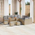 vidaXL Tuinbank Set 14 pcs Beige, Lichtgrijs 110 x 55 x 71, Tuin en Terras, Verzenden, Nieuw