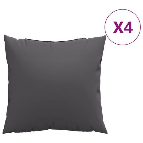 Tuinkussens 40x40 antraciet - Set van 4 | Retour Deal, Tuin en Terras, Tuinmeubel-accessoires, Nieuw, Verzenden