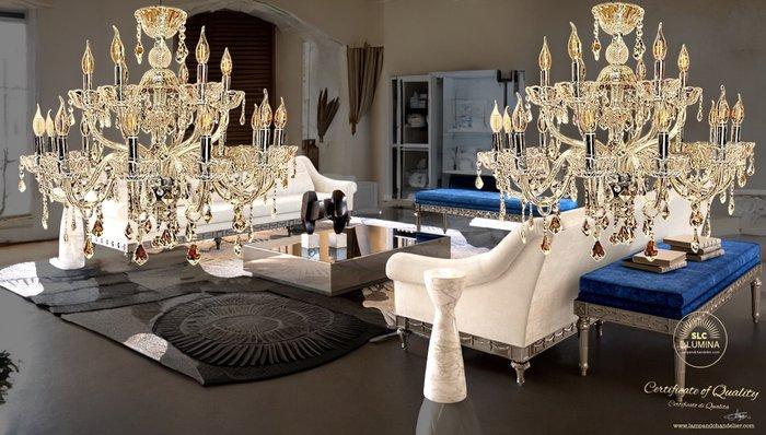 SLC Illumina - MG - Kroonluchter (2) - Maria Teresa, Antiquités & Art, Art | Objets design