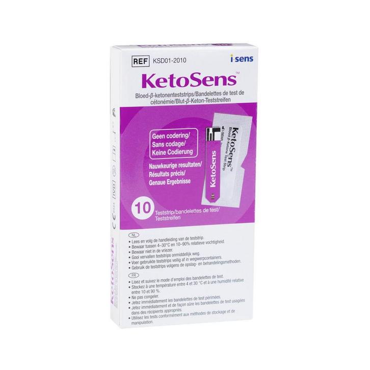 CareSens KetoSens Ketonen Teststrips (10 stuks) – Betrouwbar, Diversen, Verpleegmiddelen, Verzenden