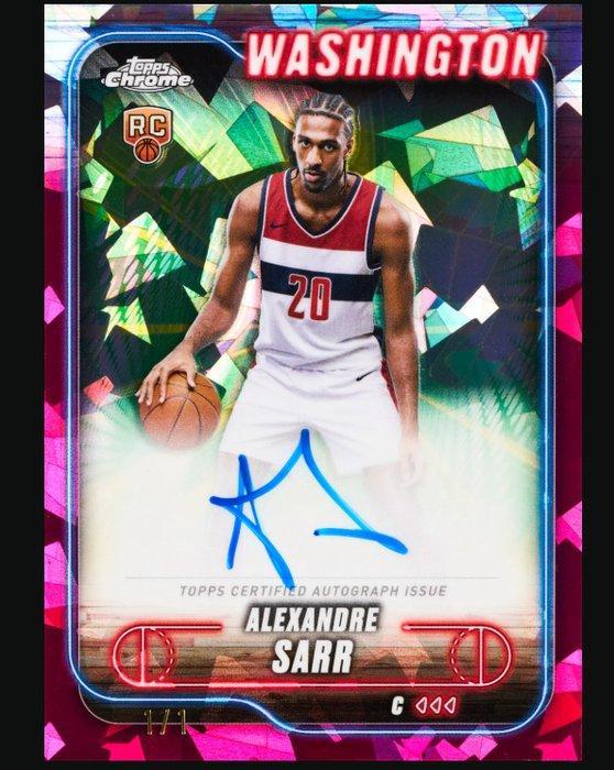 2024/25 Topps Chrome Sapphire Basketball Hobby 1 Auto! - 1, Verzamelen, Stickers