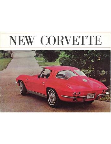1963 CHEVROLET CORVETTE BROCHURE ENGELS (USA)